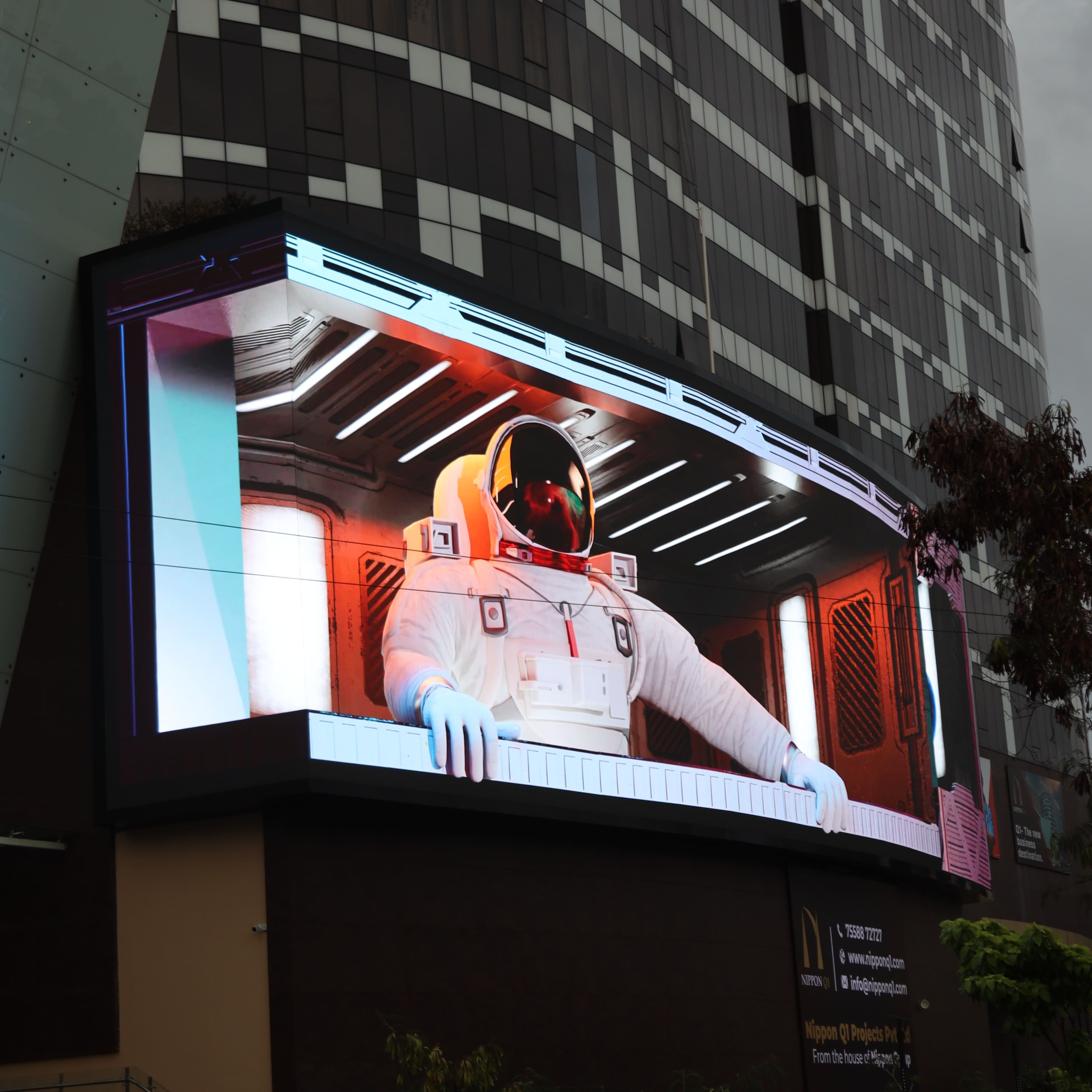 A New Dimension in Advertising, Powered by Hawaii LED Screens and Nippon Toyota